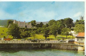 Scotland Postcard - Castle Gardens from The Pier Dunoon - Argyllshire Ref TZ6758