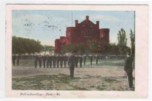 Cadet Drill Lower Campus University Madison WI postcard