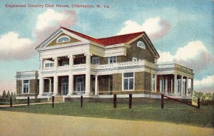 CHARLESTON WEST VIRGINIA WV~EDGEWOOD COUNTY CLUB HOUSE POSTCARD