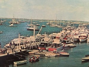 Postcard View of The Newport International Sailboat Show in Newport, RI  4x6  T5