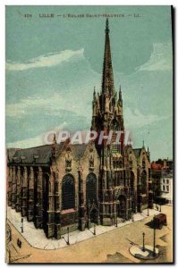 Old Postcard Lille L & # 39Eglise Saint Maurice