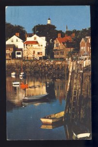 Cape Ann, Massachusetts/MA Postcard, Rockport Harbor At Ebb Tide, 1964!