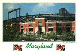 Postcard C_MD_N Yards Building Landmark Baltimore Maryland Silberne Sales Pub.
