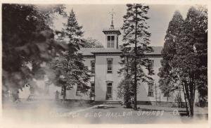 E66/ Harlem Springs Ohio RPPC Postcard c1910 Carroll County College