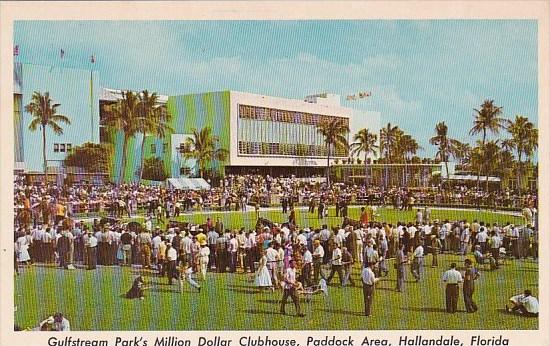 Florida Hallandale Gulfstream Parks Million Dollar Clubhouse Paddock Area