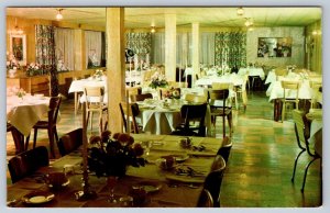 Cove Room, Erie Beach Hotel, Port Dover Ontario, Vintage Chrome Postcard #1