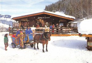 US4497 France Auberge du Grenand Regine et Gerard, Megeve Winter