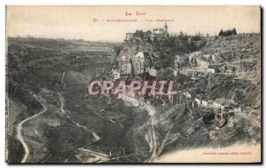 Postcard Old Rocamadour Vue Generale