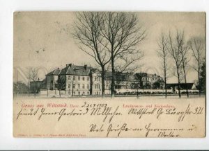 289505 Germany Gruss aus Wittstock Dosse landarmen Siechenhaus 1903 y RPPC