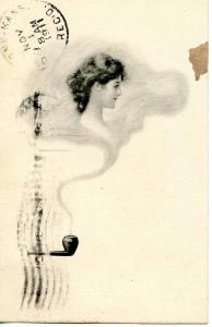 Smoker's Lady   *Artist Signed: Learned