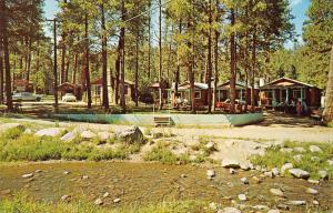 Ruidoso New Mexico Lodge Street View Vintage Postcard K87852