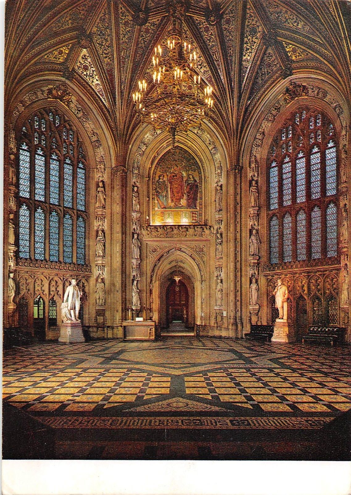 B103251 Palace Of Westminster Central Lobby London Uk Hippostcard