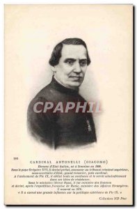 Old Postcard Cardinal Giacomo Antonelli of Man & # Italian 39Etat