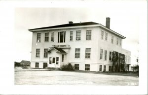 RPPC Fallon County Court House - Baker , Montana MT - Unused UNP Postcard  S20