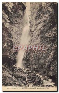 Postcard Old Surroundings of Luchon Montauban Cascade