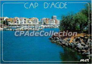 Postcard Modern Languedoc Cap d'Agde Echappee sweat Pier Luno