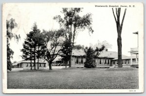 Dover New Hampshire~Wentworth Hospital Campus Buildings~1947 B&W Postcard