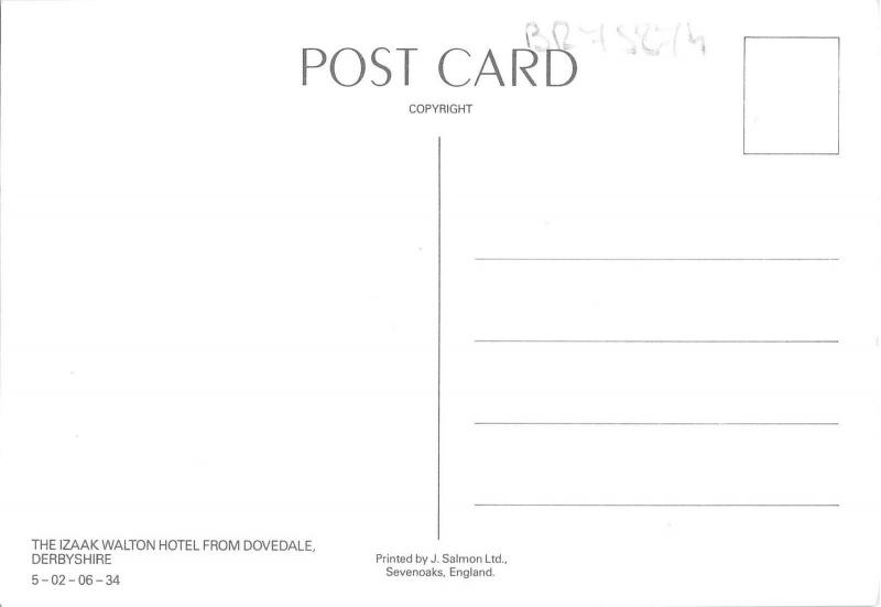 BR75874  the izaak walton hotel dovedale  derbyshire   uk