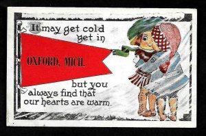 MP Oxford, Mich. PENNANT Couple It may get cold but our Hearts are Warm