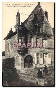 Old Postcard Chateaudun Old House Street of the XVI century Cuirasserie