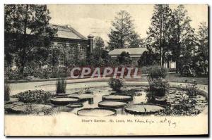 Postcard Old Shaw & # 39s Garden St Louis