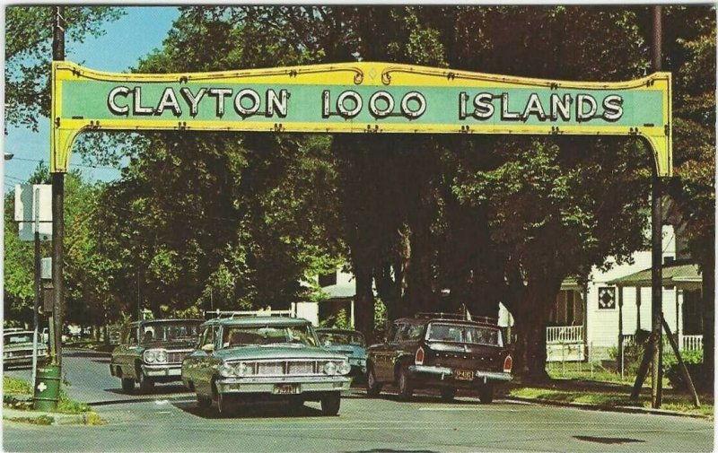 VTG Entrance to the resort village of Clayton, New York