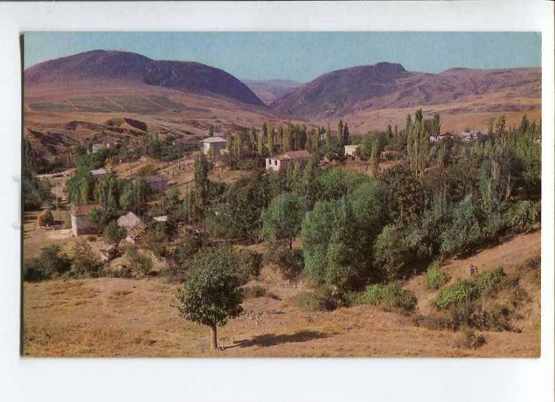 271990 USSR Azerbaijan Shemakha landscape 1970 year postcard