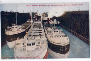 Freight Boats, Lake Superior in Ore Dock, Duluth MN