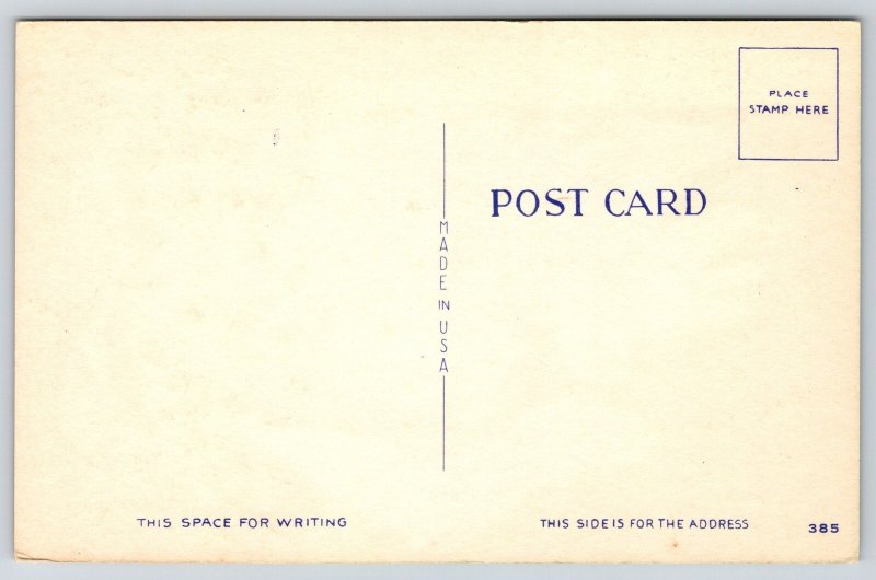 Comic Pun~One Damp Thing~Father Changing Babies Diaper~Polka Dots~1940s PC