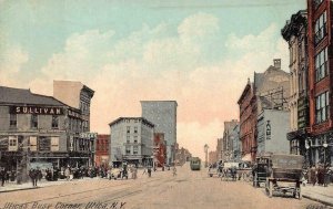 PHOTOGRAPHY DENTIST HATS UTICA'S BUSY CORNER UTICA NEW YORK POSTCARD 1912