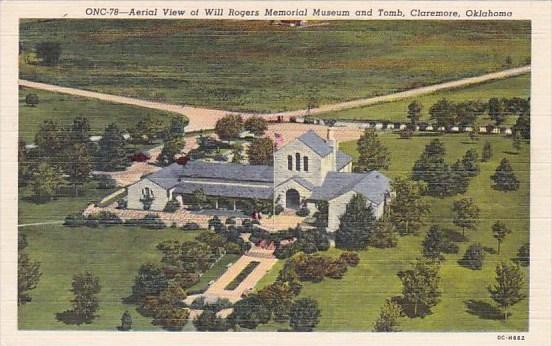 Aerial View Of Will Rogers Memorial Museum And Tomb Claremore Oklahoma