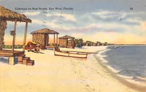 Cabanas on Rest Beach Key West FL