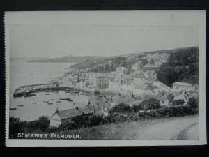 Cornwall FALMOUTH St. Mawes Panoramic Village View - Old Postcard