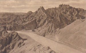 Cathedral Spires Badlands Nat Monument South Dakota Albertype