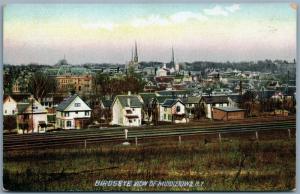 MIDDLETOWN NY BIRDSEYE VIEW ANTIQUE POSTCARD