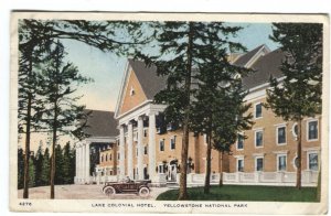 Postcard Lake Colonial Hotel Yellowstone National Park WY