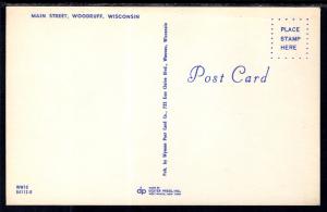 Greetings From Woodruff,WI Street Scene