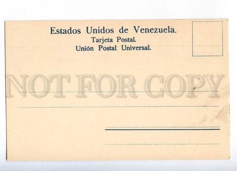 231957 VENEZUELA Coat of arms STAMPS Vintage Zieher postcard