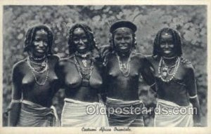 Costumi Africa Orientale African Nude Unused 