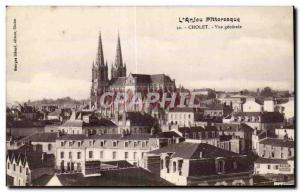 Postcard The Old Anjou Picturesque Cholet General view