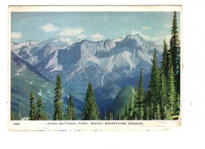 Yoho National Park, British Columbia, Folkard Lettercard, Used 1957