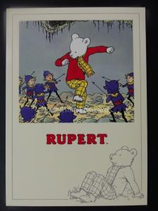 Rupert Bear RUPERT AND THE DAFFODILS c1992 by Reflex Marketing PC771