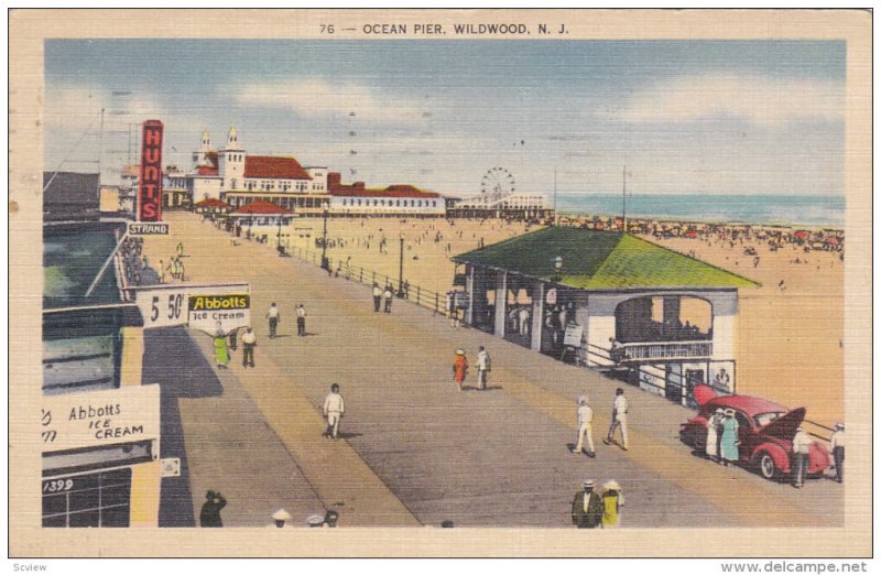 Ocean Pier , WILDWOOD , New Jersey , PU-1940