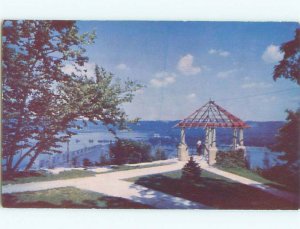 Pre-1980 LOOKOUT POINT AT DAM Dubuque Iowa IA AF5796