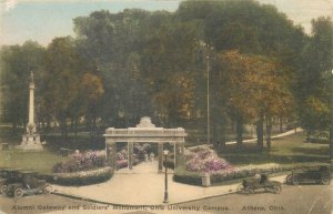 United States Athens Ohio Alumni Gateway and Soldiers Monument University Campus 