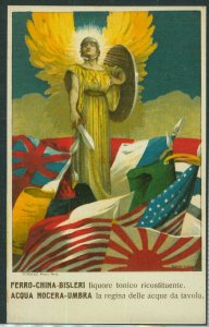 Lib1090 - Vintage ADVERTISING POSTCARD Illustrated VILLAINS Iron China Bisler-