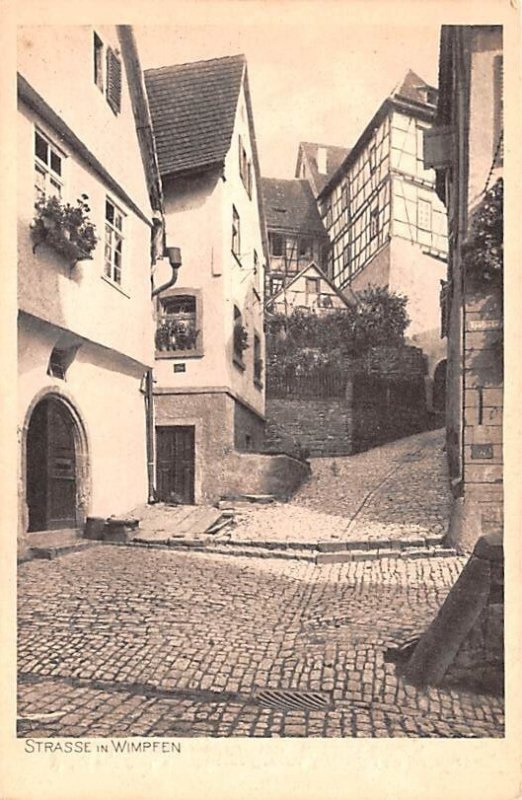 Strasse in Wimpfen Germany Unused 