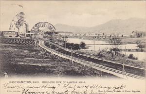 Birds Eye View Of Hamton Hills Easthampton Massachsuetts 1908 Tucks