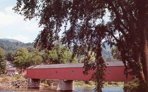 CT - West Cornwall. Covered Bridge over Housatonic River