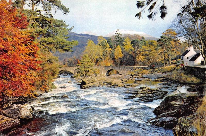 B102711 dochart falls and bridge killin perthshire scotland